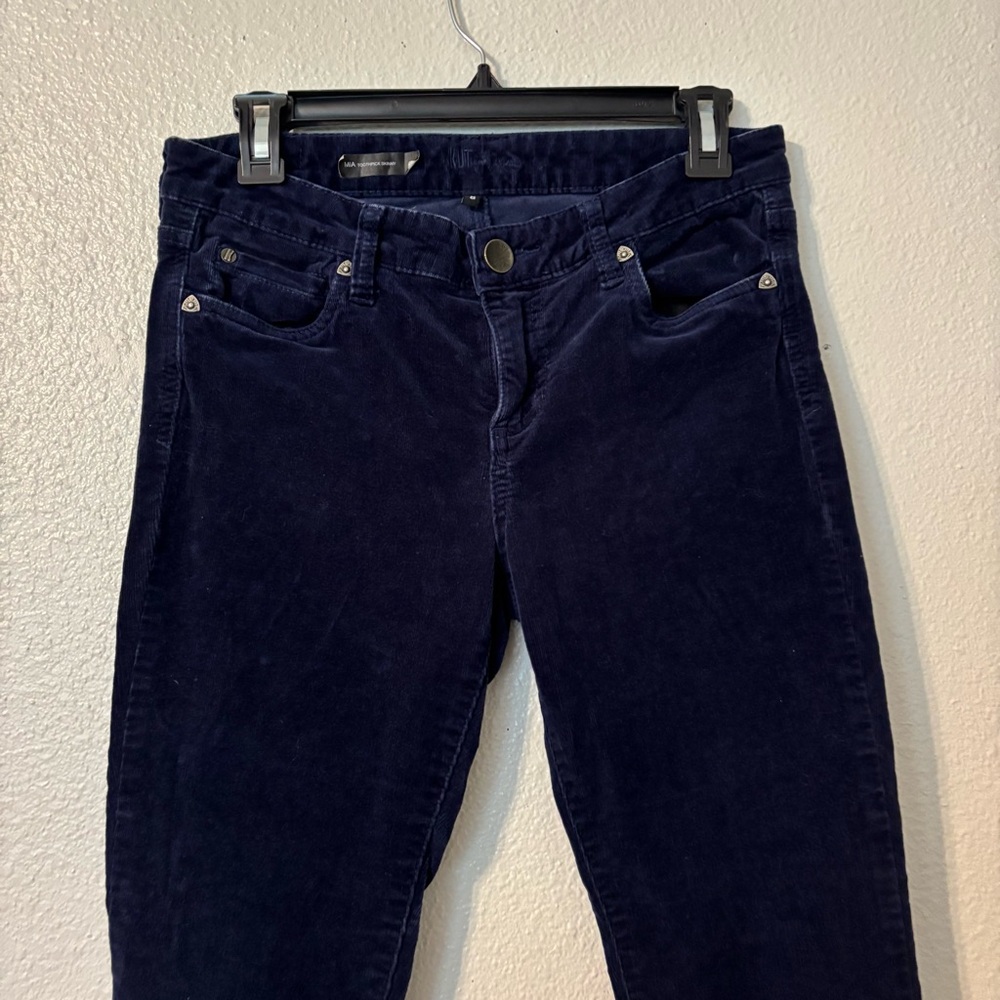 Kut From The Kloth- Mia Blue Corduroy Toothpick Skinny- size 6